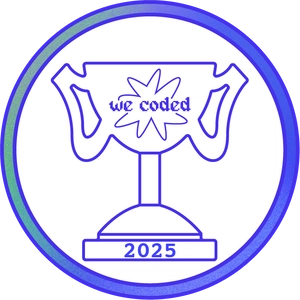 2025 WeCoded Winner Badge
