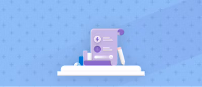 An animated image showing a pen a notebook