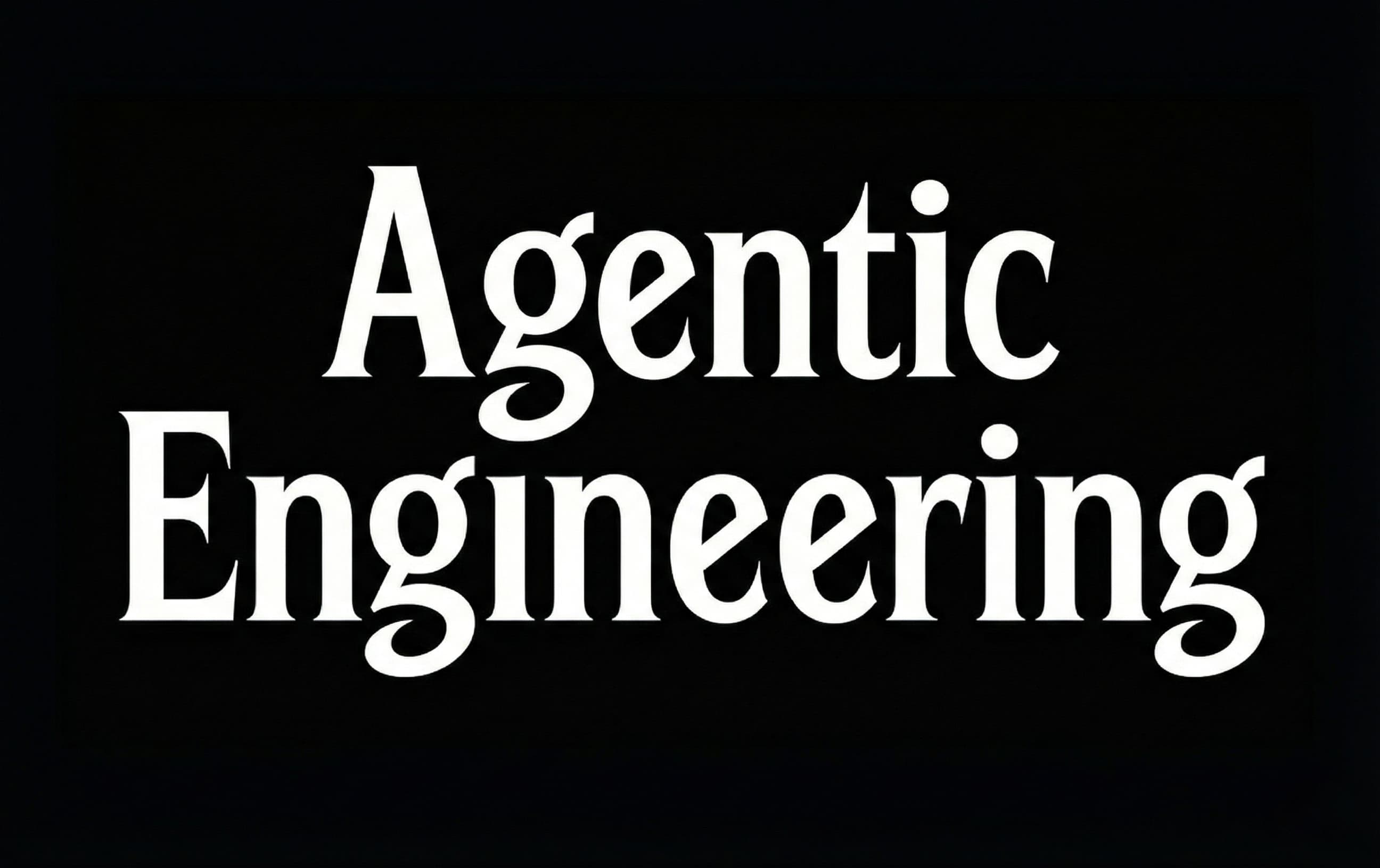 Agentic Engineering Thumbnail