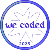 2025 WeCoded Challenge Completion Badge