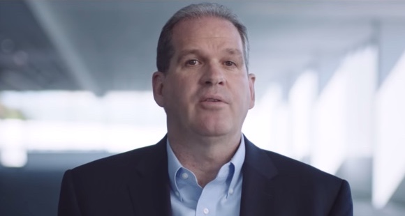Shot of Mike Crowe from Colgate-Palmolive video