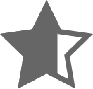 Not fully filled star