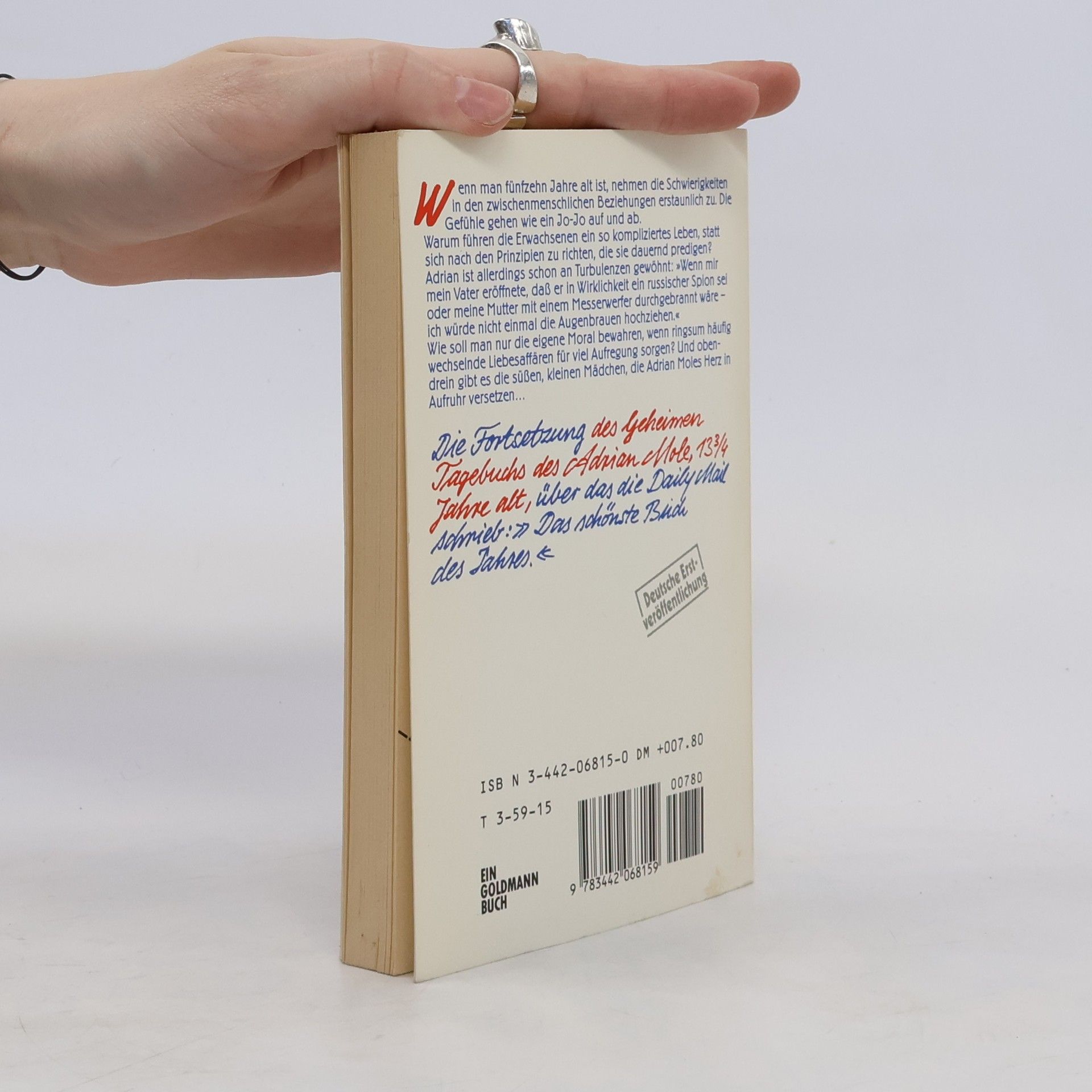 Sue Townsend Die neuen Leiden des Adrian Mole. Des geheimen Tagebuchs zweiter Teil.