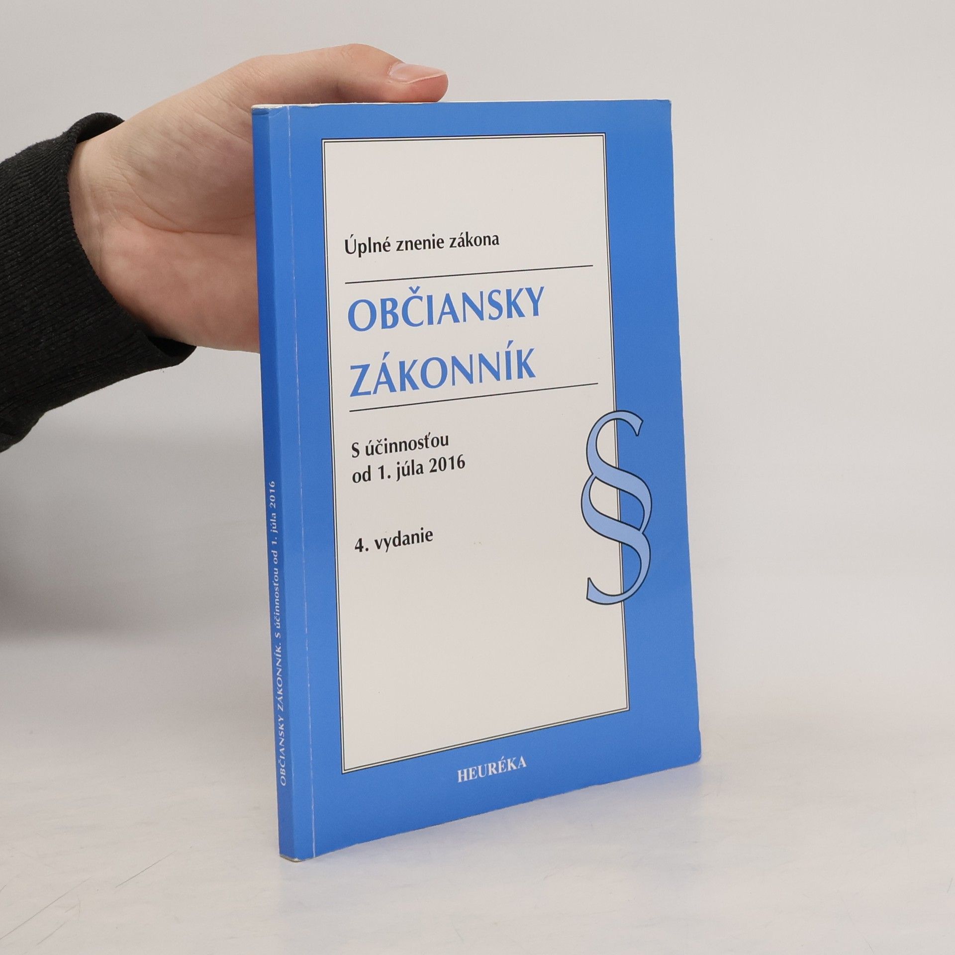 Občiansky zákonník. Úzz, 4. vydanie 2016