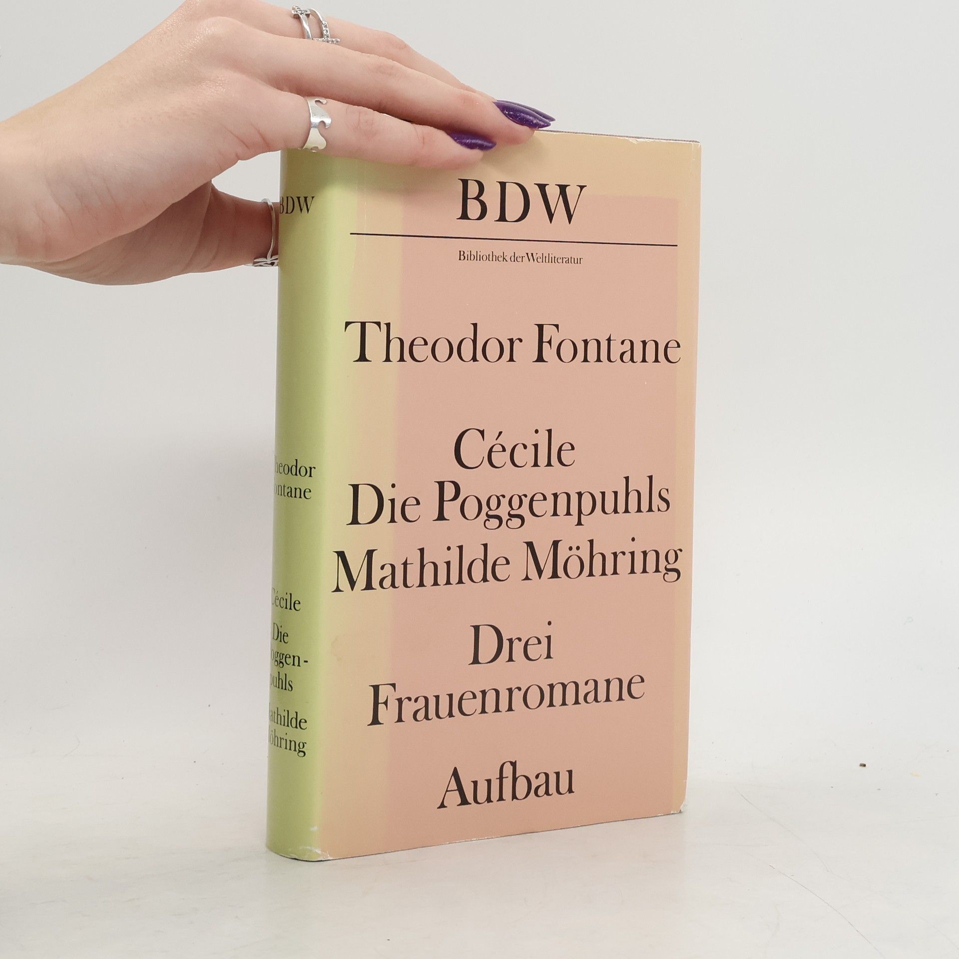 Theodor Fontane Cécile. Die Poggenpuhls. Mathilde Möhring. Drei Frauenromane