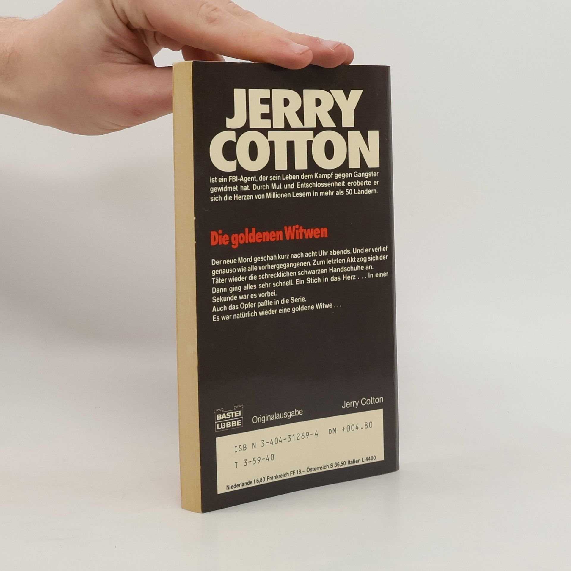 Jerry Cotton Die goldenen Witwen