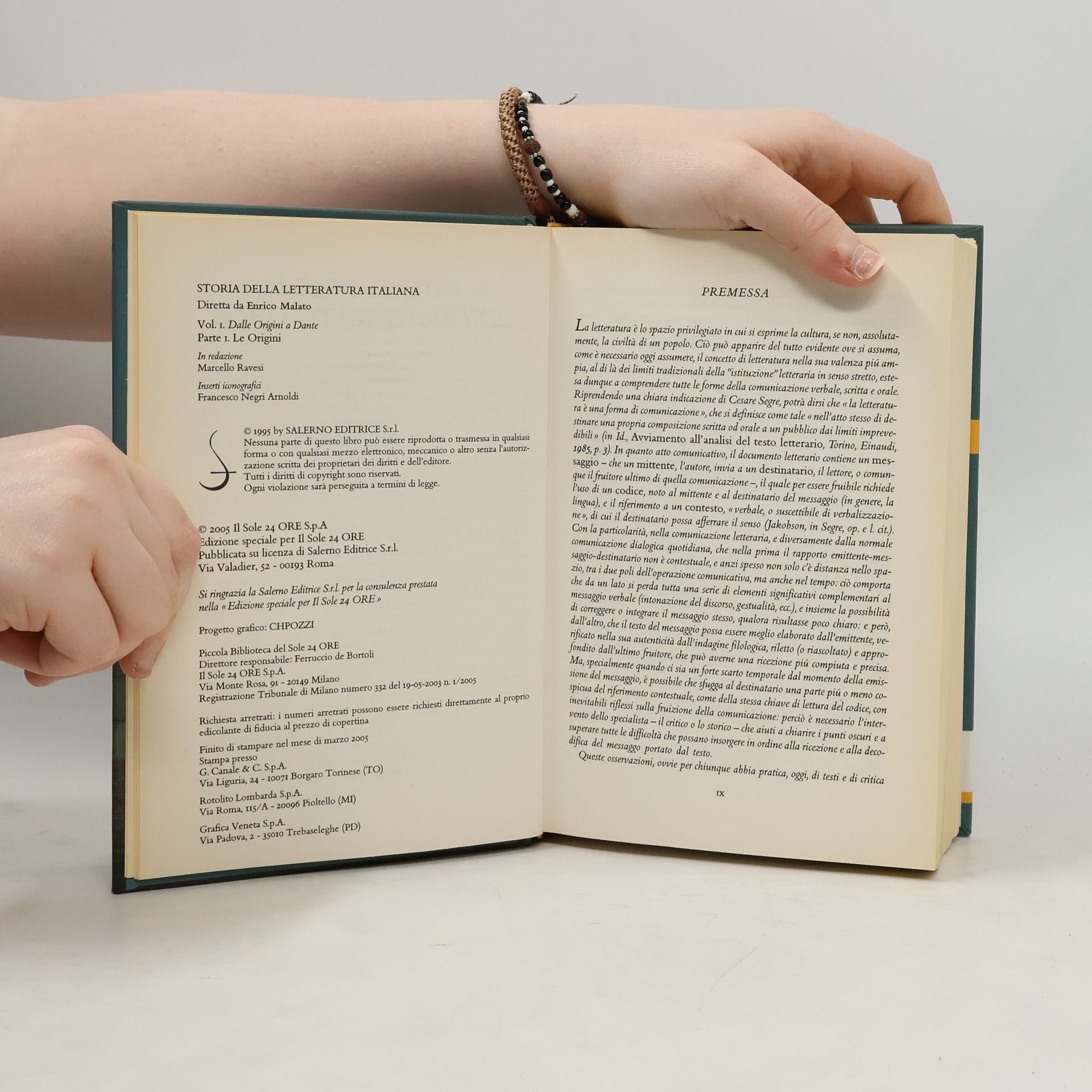 Enrico Malato Storia della letteratura Italiana 1