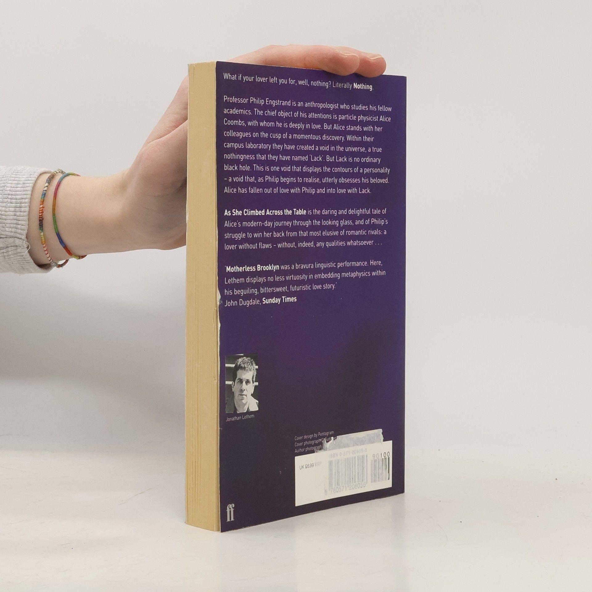 Jonathan Lethem As She Climbed Across the Table