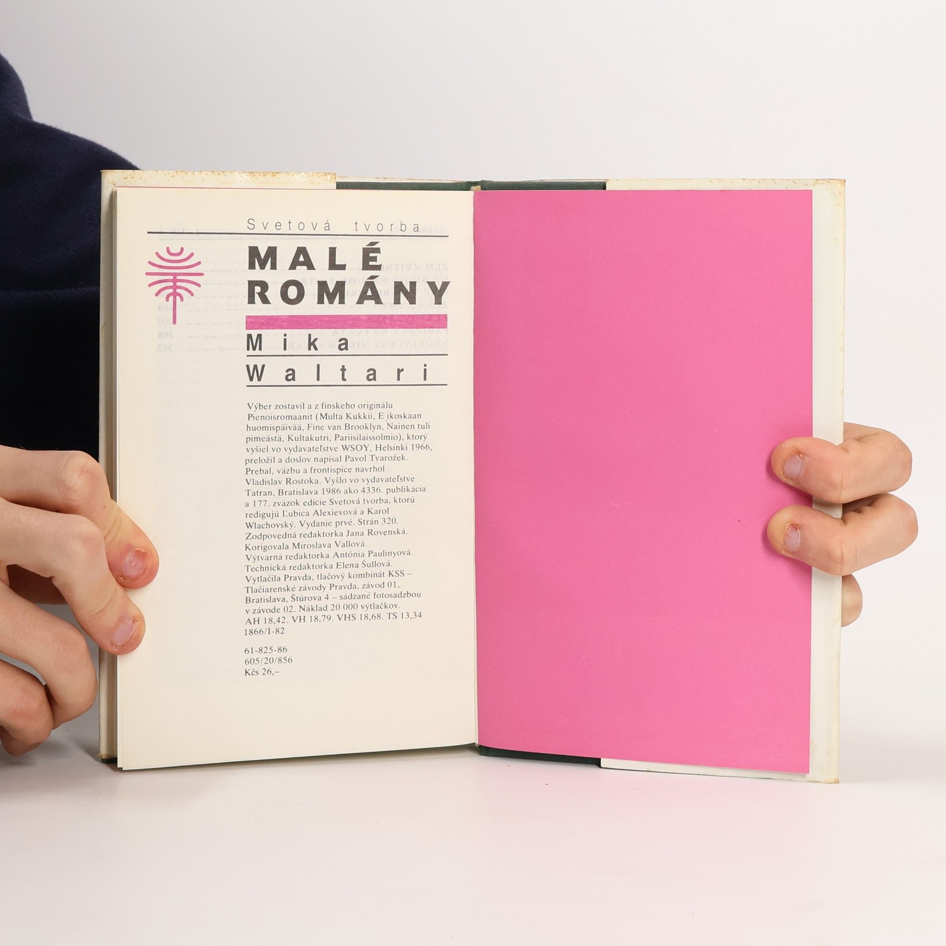 Mika Toimi Waltari Malé romány