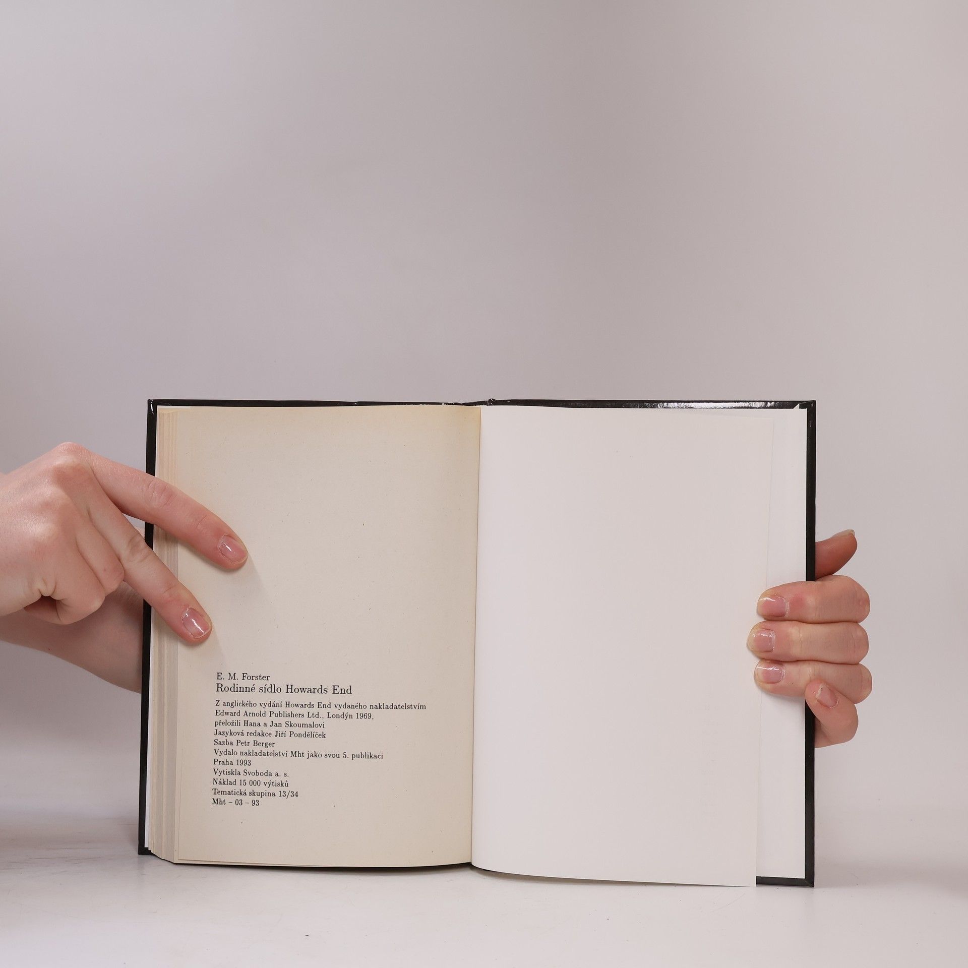 E. M. Forster Rodinné sídlo Howards End