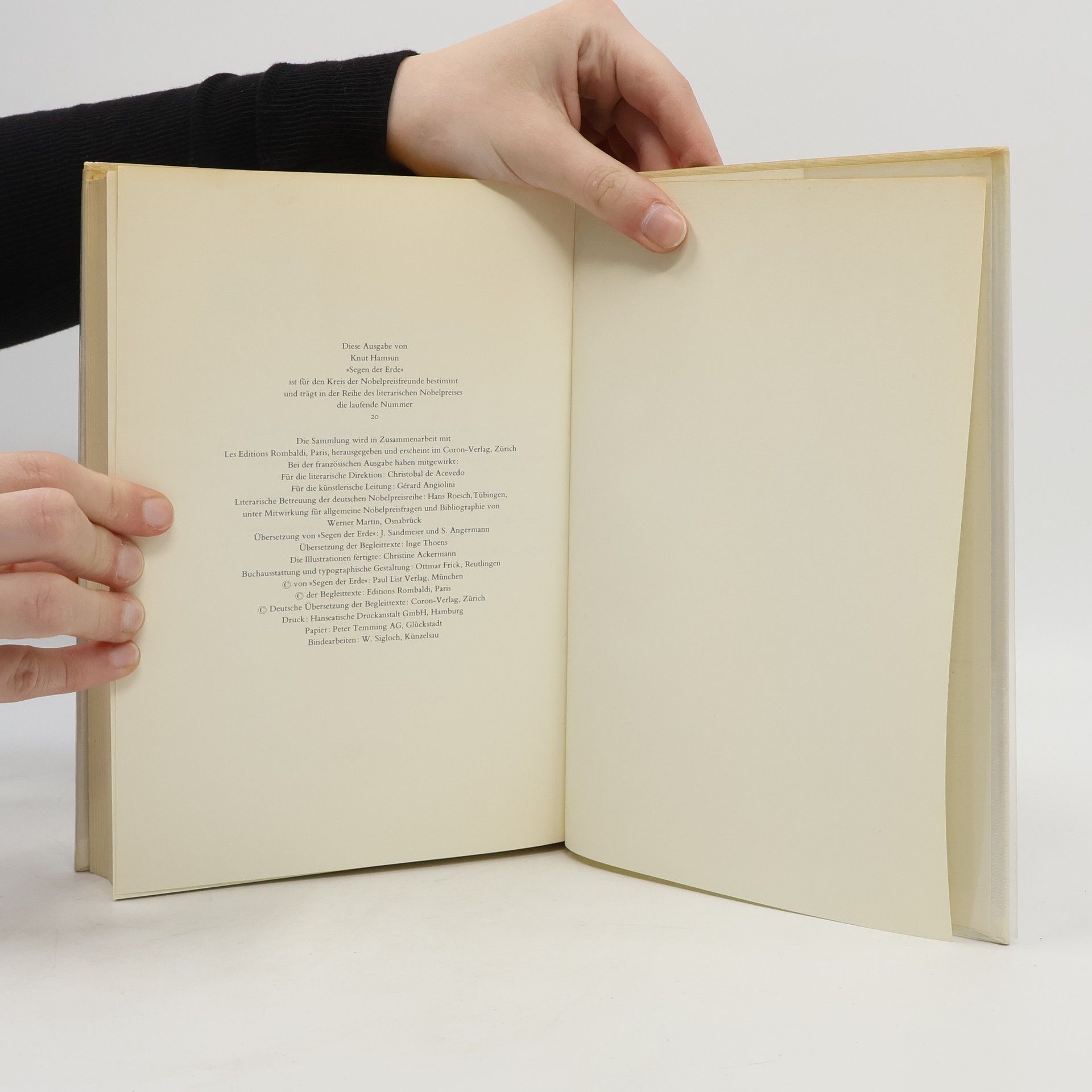 Knut Hamsun Segen der Erde