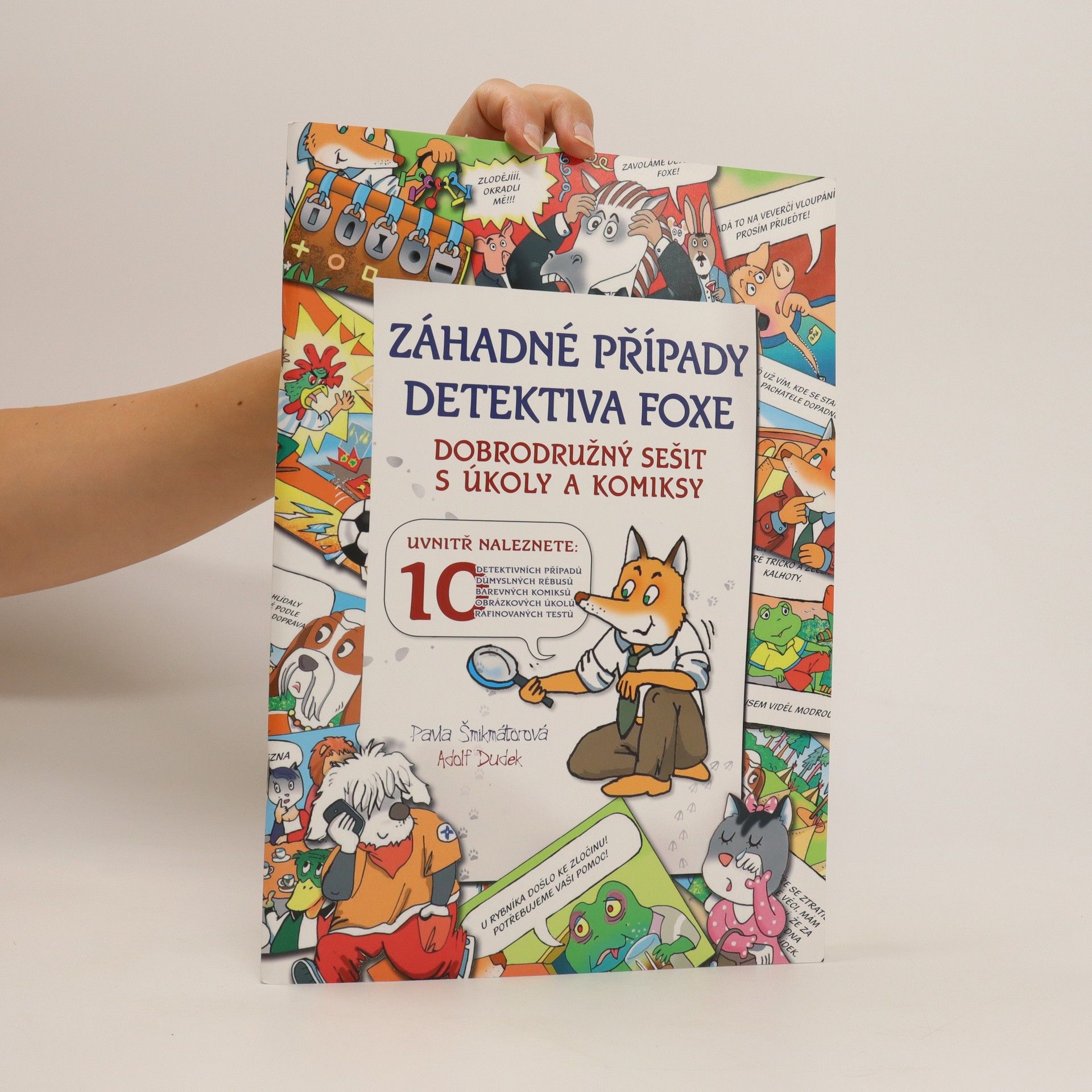 Záhadné případy detektiva Foxe : dobrodružný sešit s úkoly a komiksy