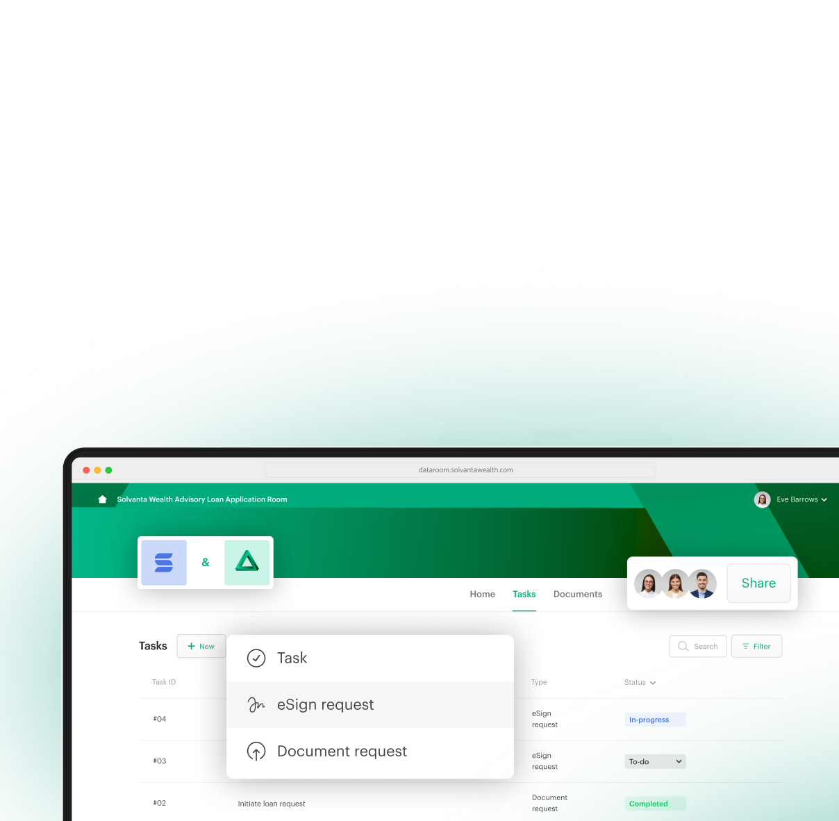 Showing Tresorit Engage product screenshot