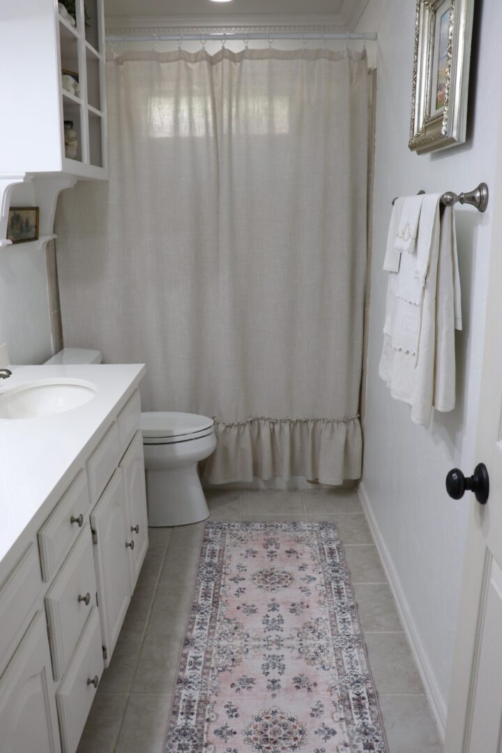 Petticoat shower curtain