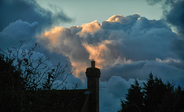 Sunrise Over Chimney