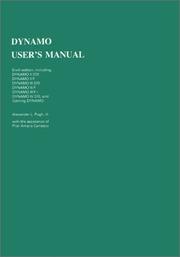 DYNAMO user's manual by Alexander L. Pugh