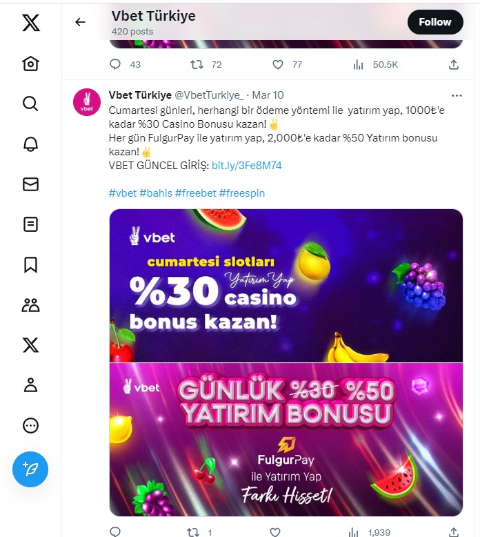 Vbet Twitter
