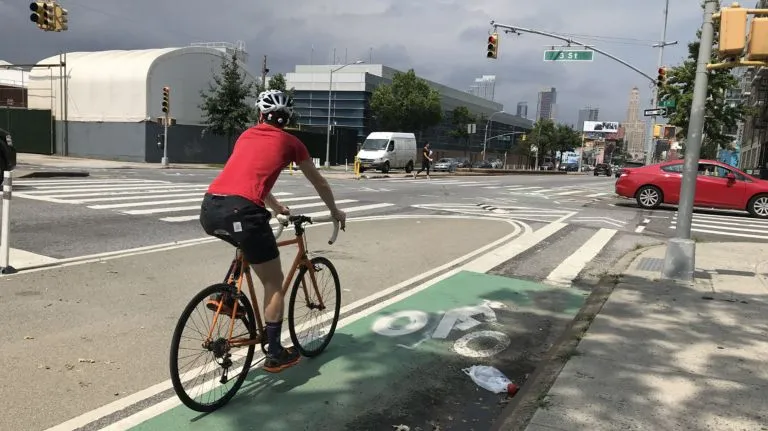 Sunset Park bike lane along Fourth Avenue gets push from DOT commissioner 2 The city plans to accelerate the delayed bike lane on Brooklyn's Fourth Avenue.