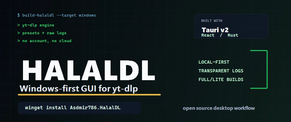 Cover image for Building a Windows yt-dlp GUI with Tauri, React, and Rust