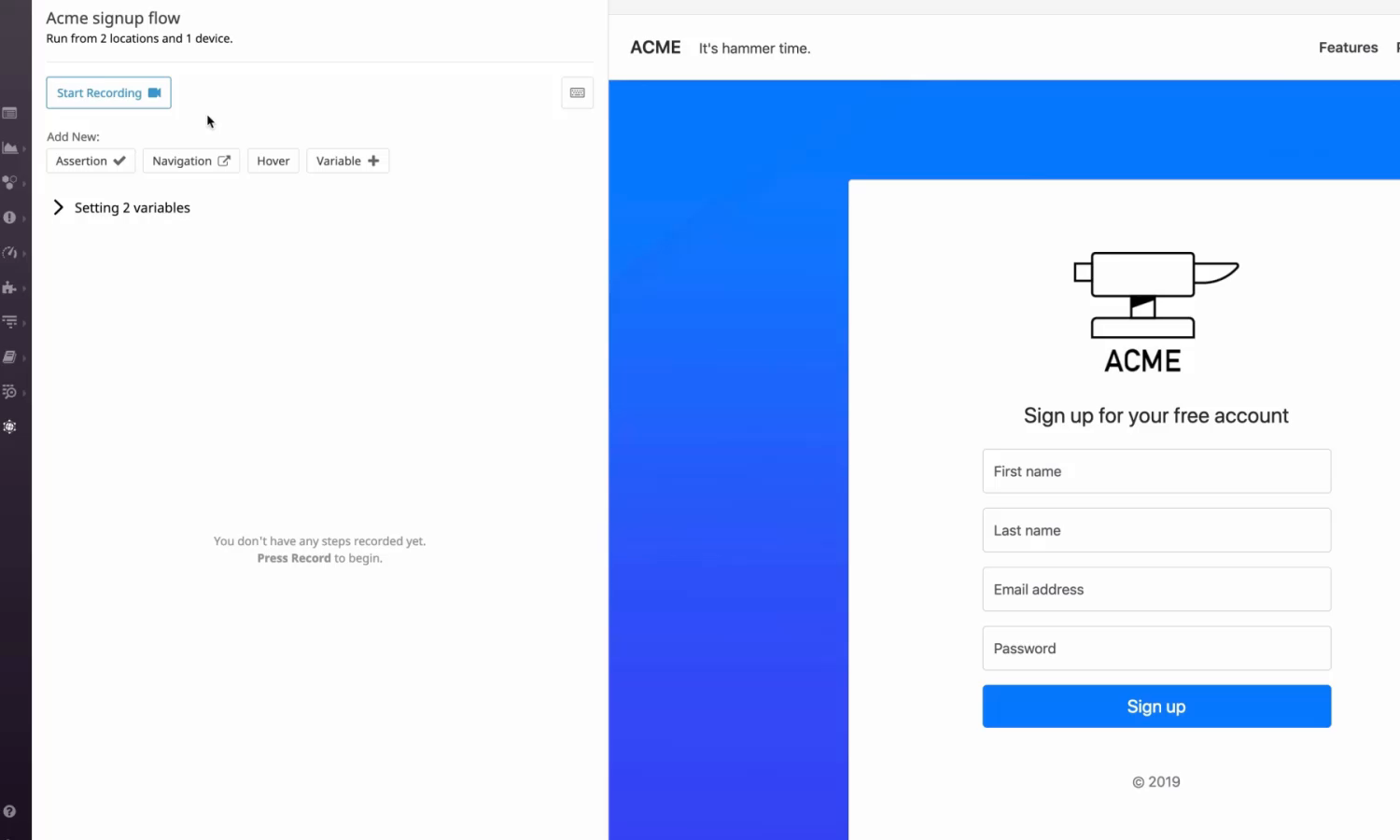 Synthetic Monitoring