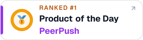 loggd.life on PeerPush, Product of the Day