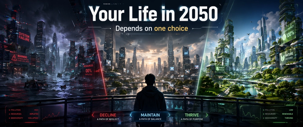 Cover image for I Asked AI to Show Me My Life in 2050 — It Was Terrifying
