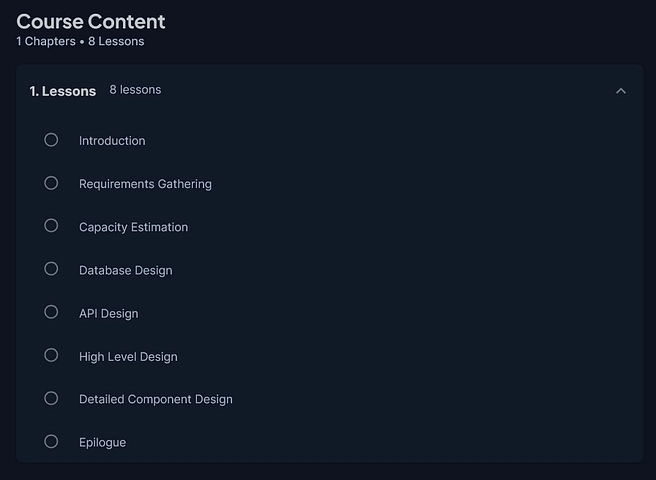 I found Leetcode for System Design and it's Awesome 